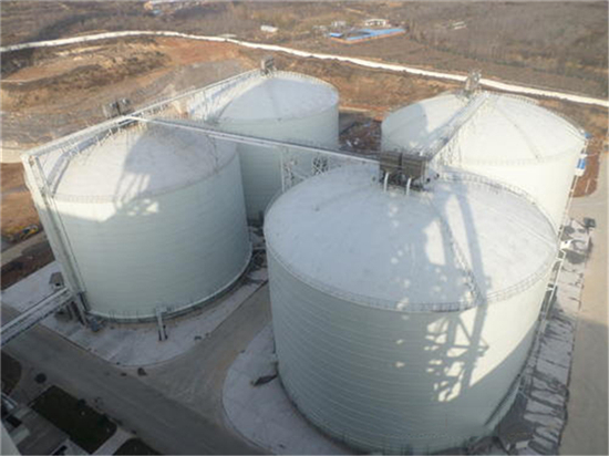 武威5000吨立式粉煤灰储存罐